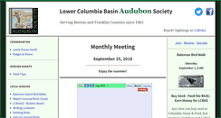 Desktop Screenshot of lowercolumbiabasinaudubon.org