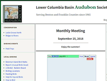 Tablet Screenshot of lowercolumbiabasinaudubon.org